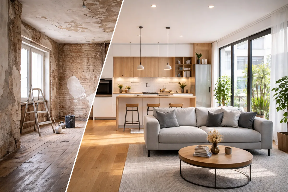 Quel impact a une rénovation sur la valeur d'un appartement